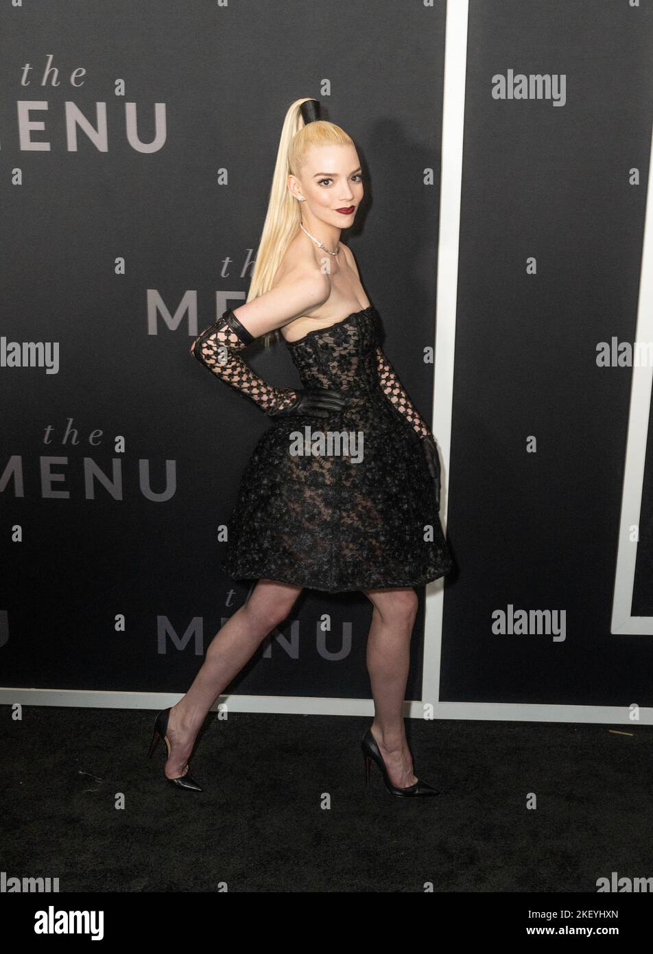 Anya Taylor-Joy wearing dress by Christian Dior attends premiere of The ...