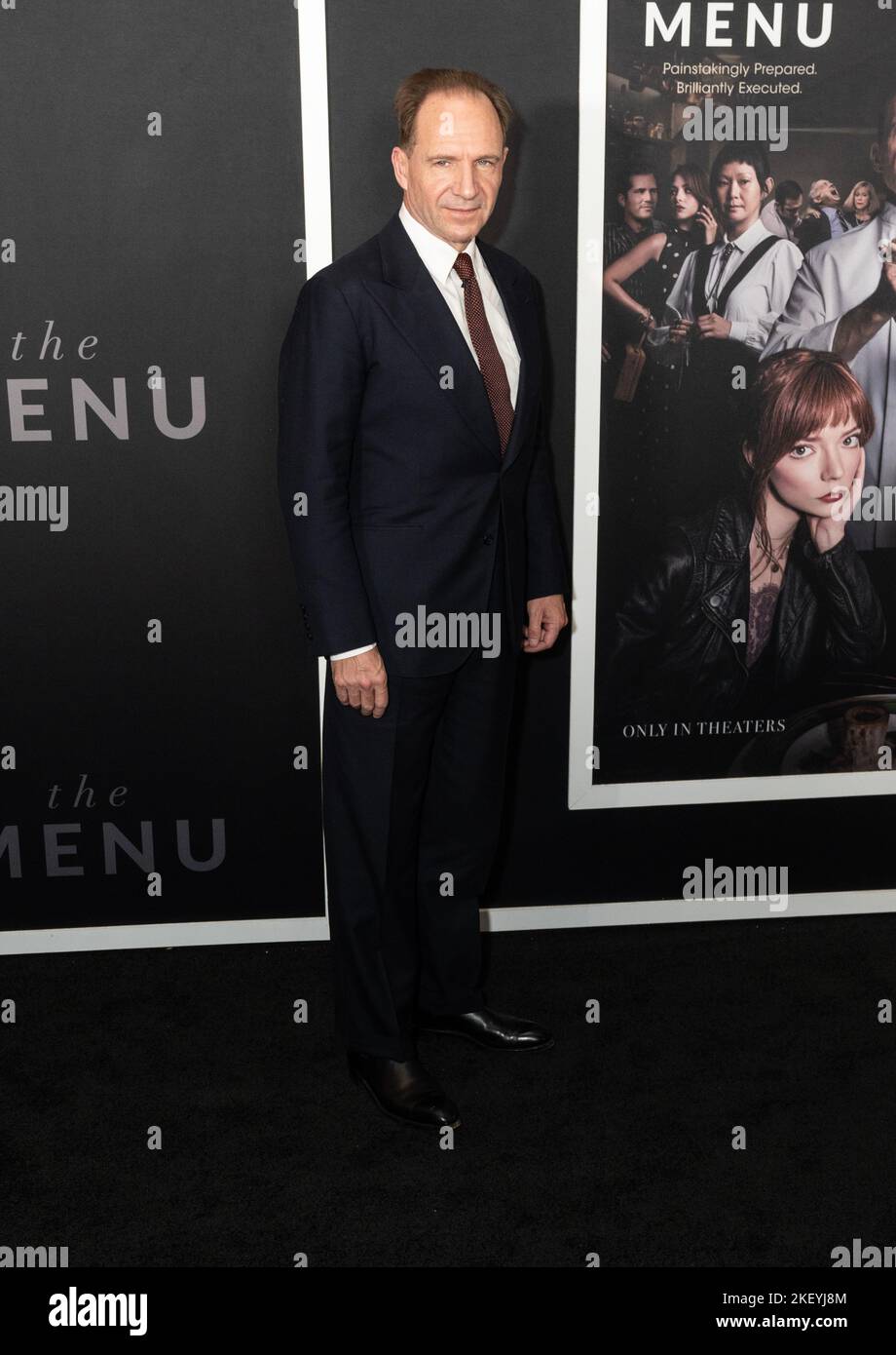 Ralph Fiennes attends premiere of The Menu movie at AMC Lincoln Square in  New York on November 14, 2022 Stock Photo - Alamy