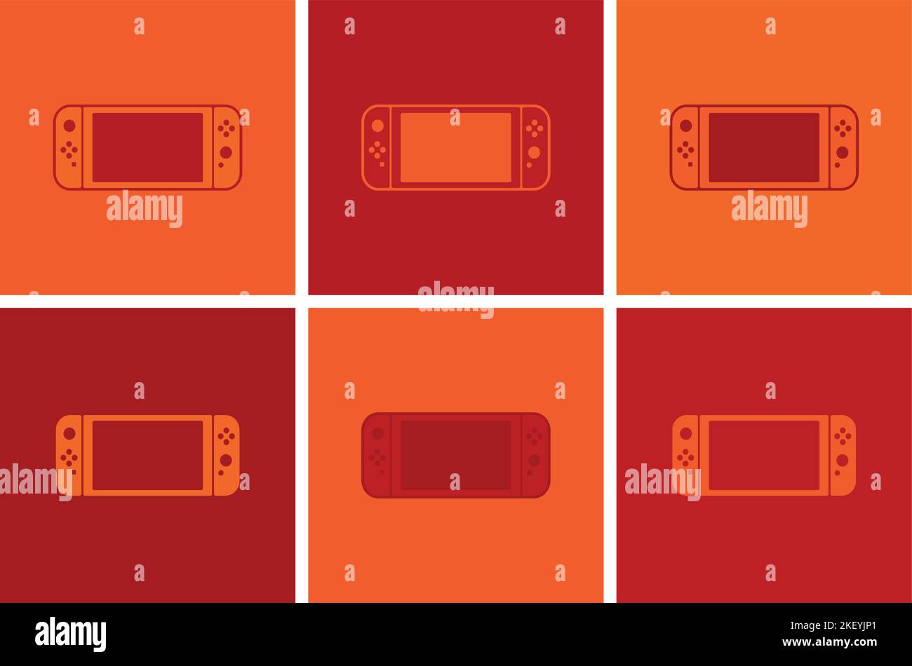Nintendo switch controller Stock Vector Images Alamy