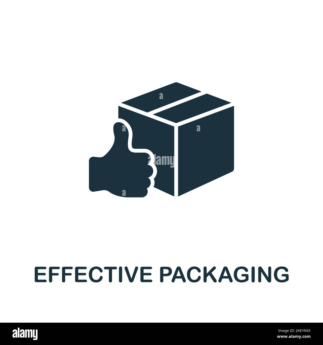 Effective Packaging icon. Monochrome simple Neuromarketing icon for ...
