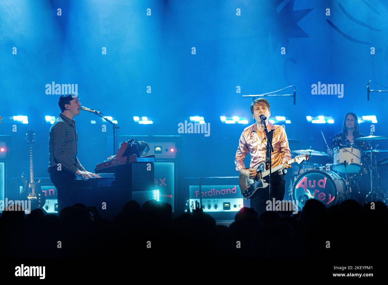 Copenhagen. Denmark. 13th, November 2022. The Scottish rock band Franz Ferdinand performs a live