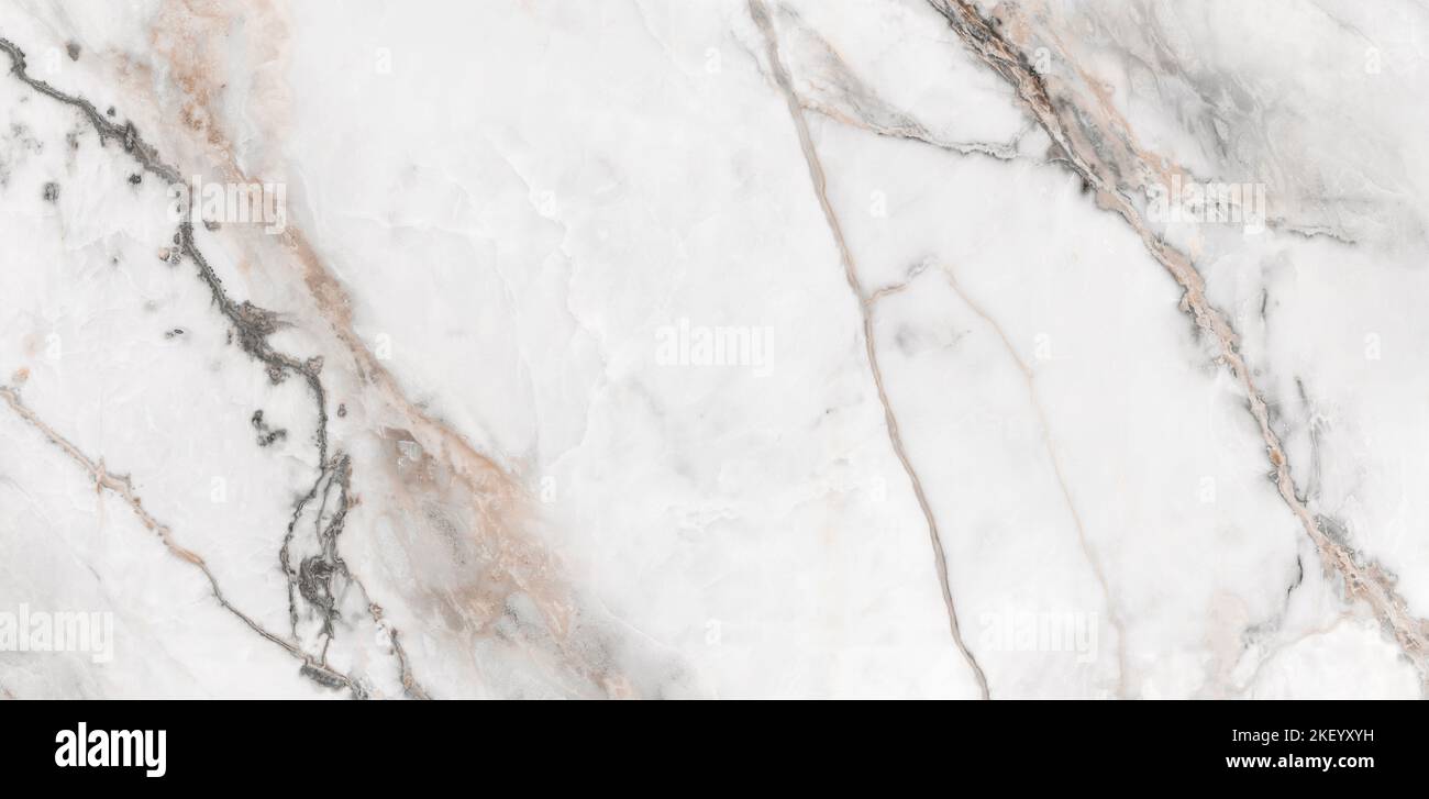 light natural marble background, Calacatta White marble for Ceramic tile Inkjet (High resolution) Stock Photo