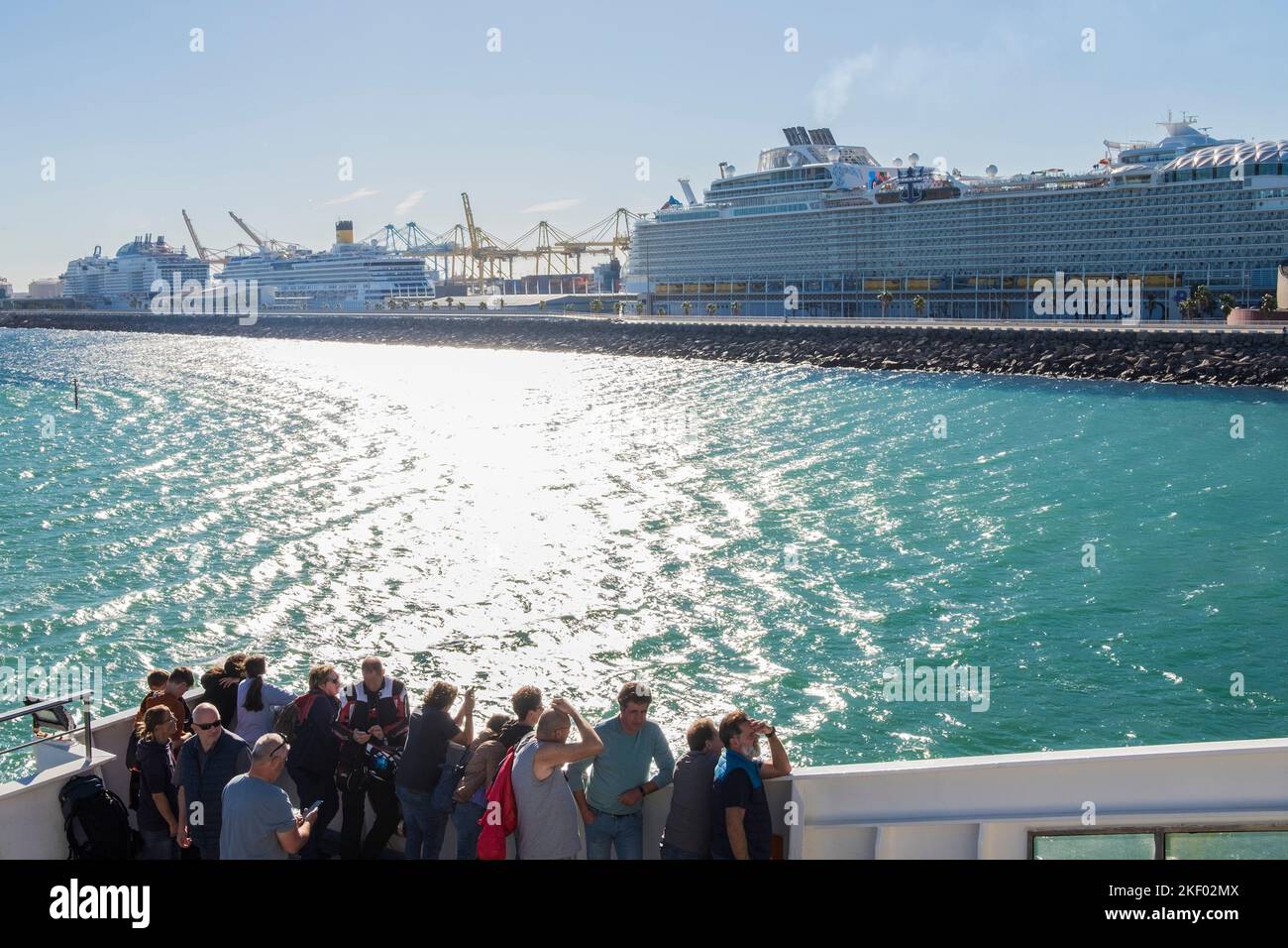 Mediterranean, GNV ferry from Genoa to Tangier, Port of Barcelona