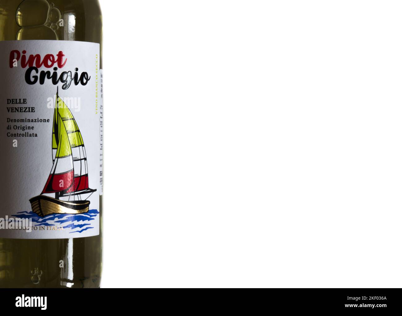 Wine PINOT GRIGIO Stock Photo - Alamy