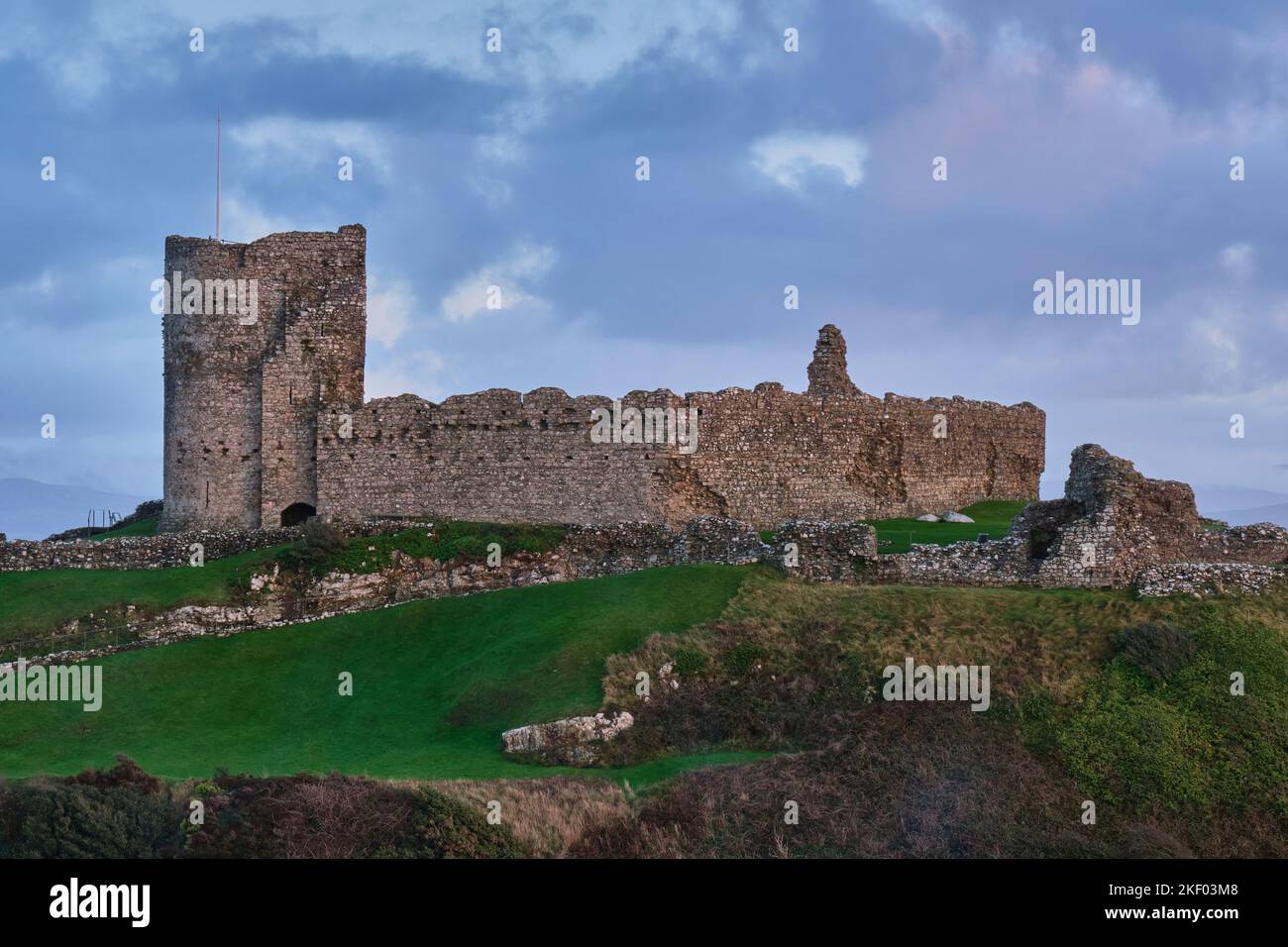 Criccieth Castle, Criccieth, Gwynedd, Wales Stock Photo