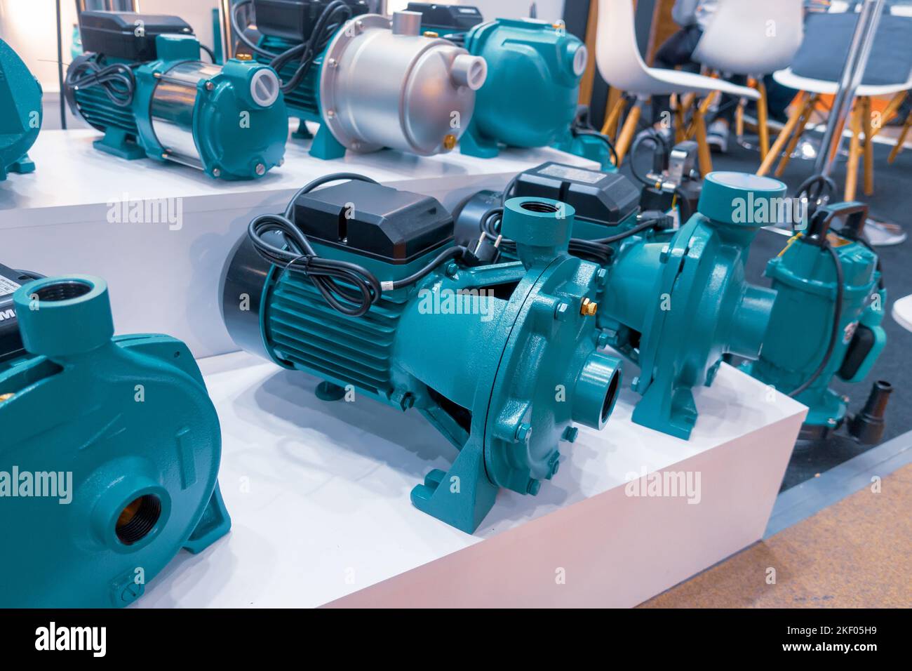 Centrifugal pumps for pumping clean water Stock Photo Alamy