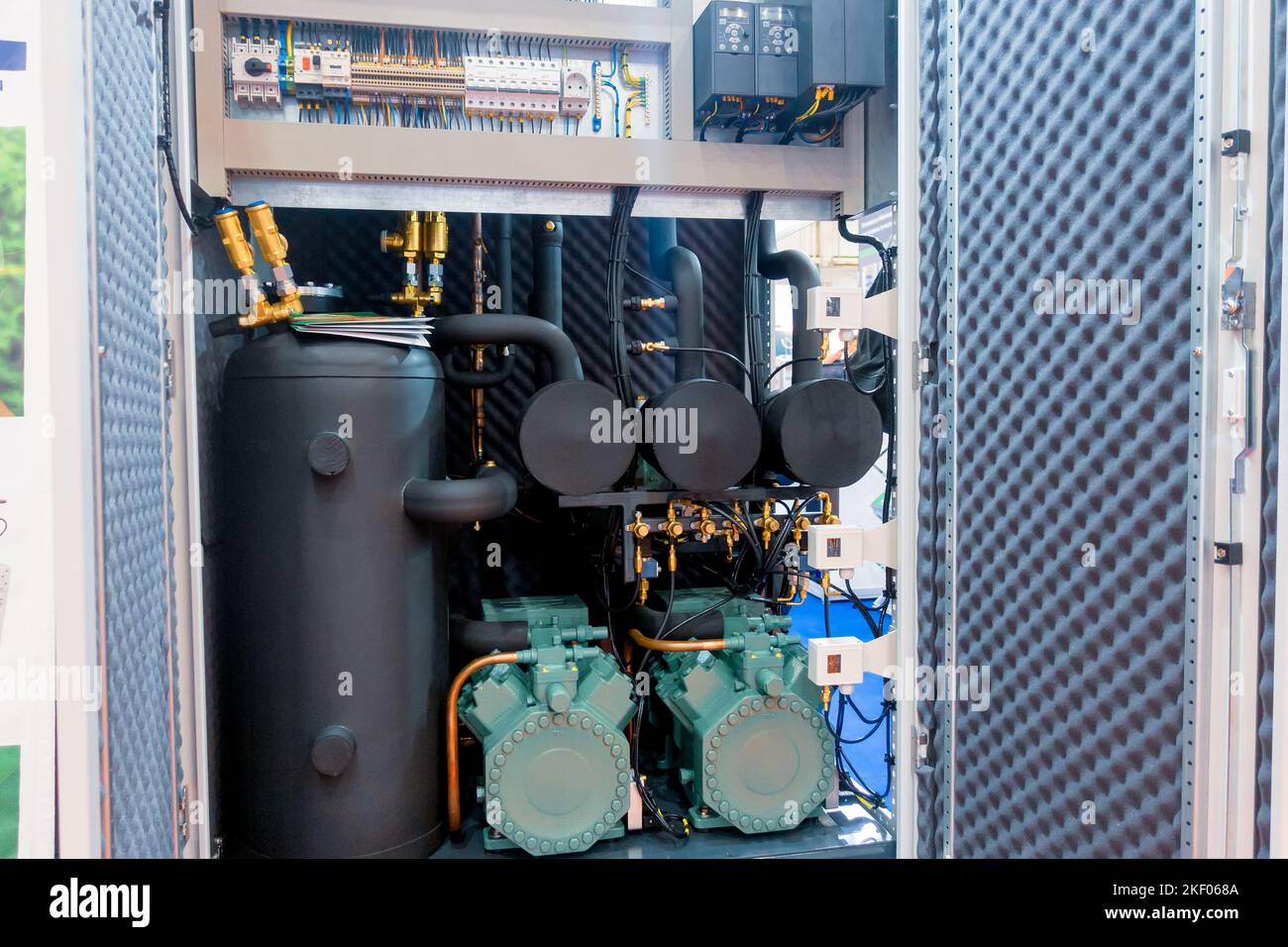 Refrigeration equipment. CO2 cooling systems. Natural refrigerant