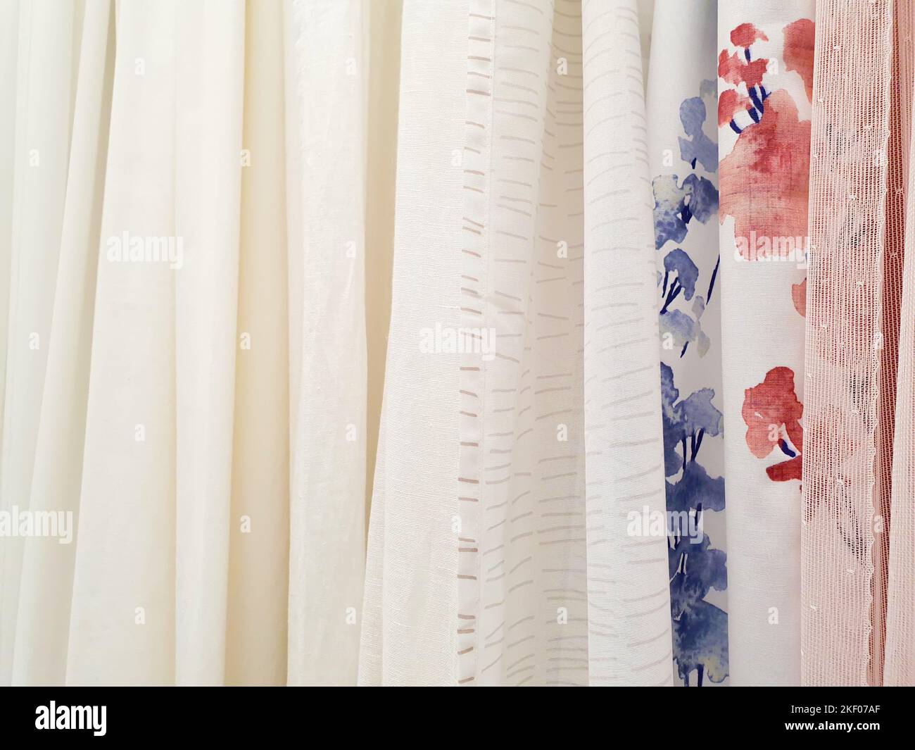 Curtain samples hi-res stock photography and images - Alamy