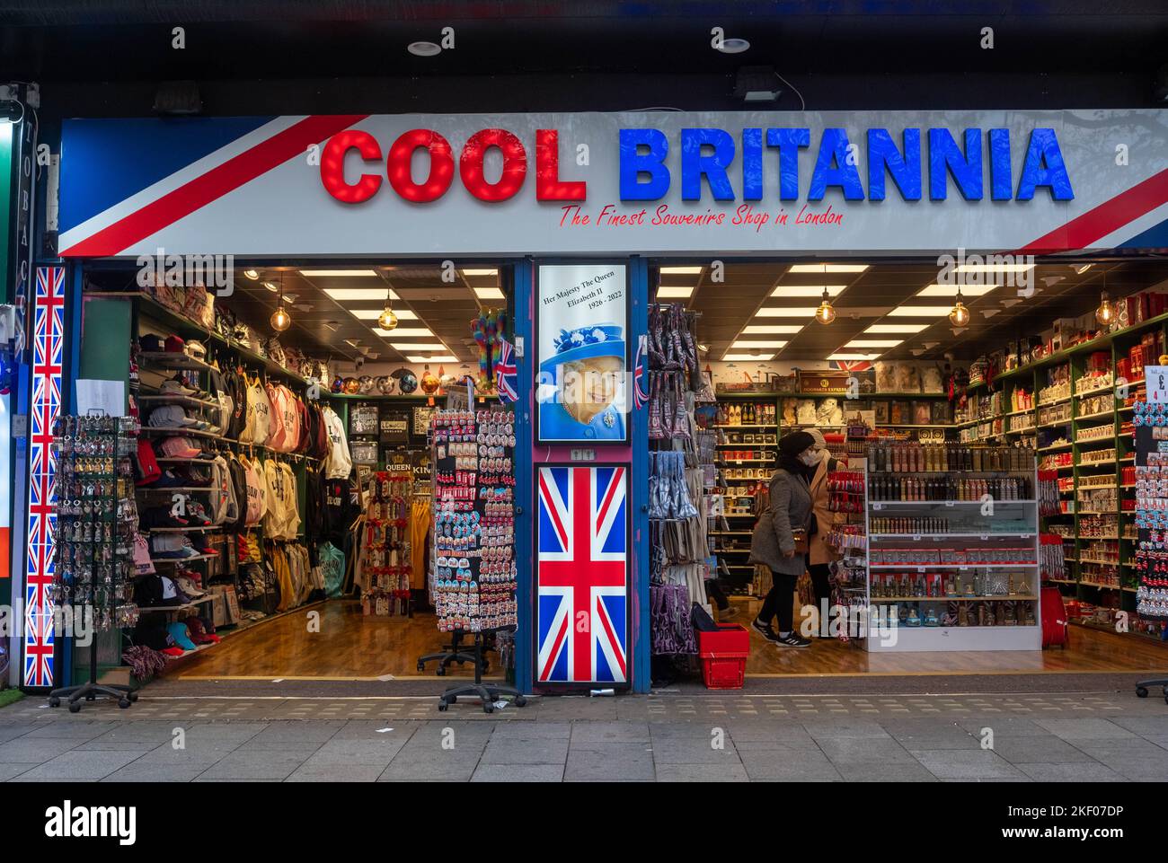Cool Britannia Gift Shop Leicester Square, London Stock Photo Alamy