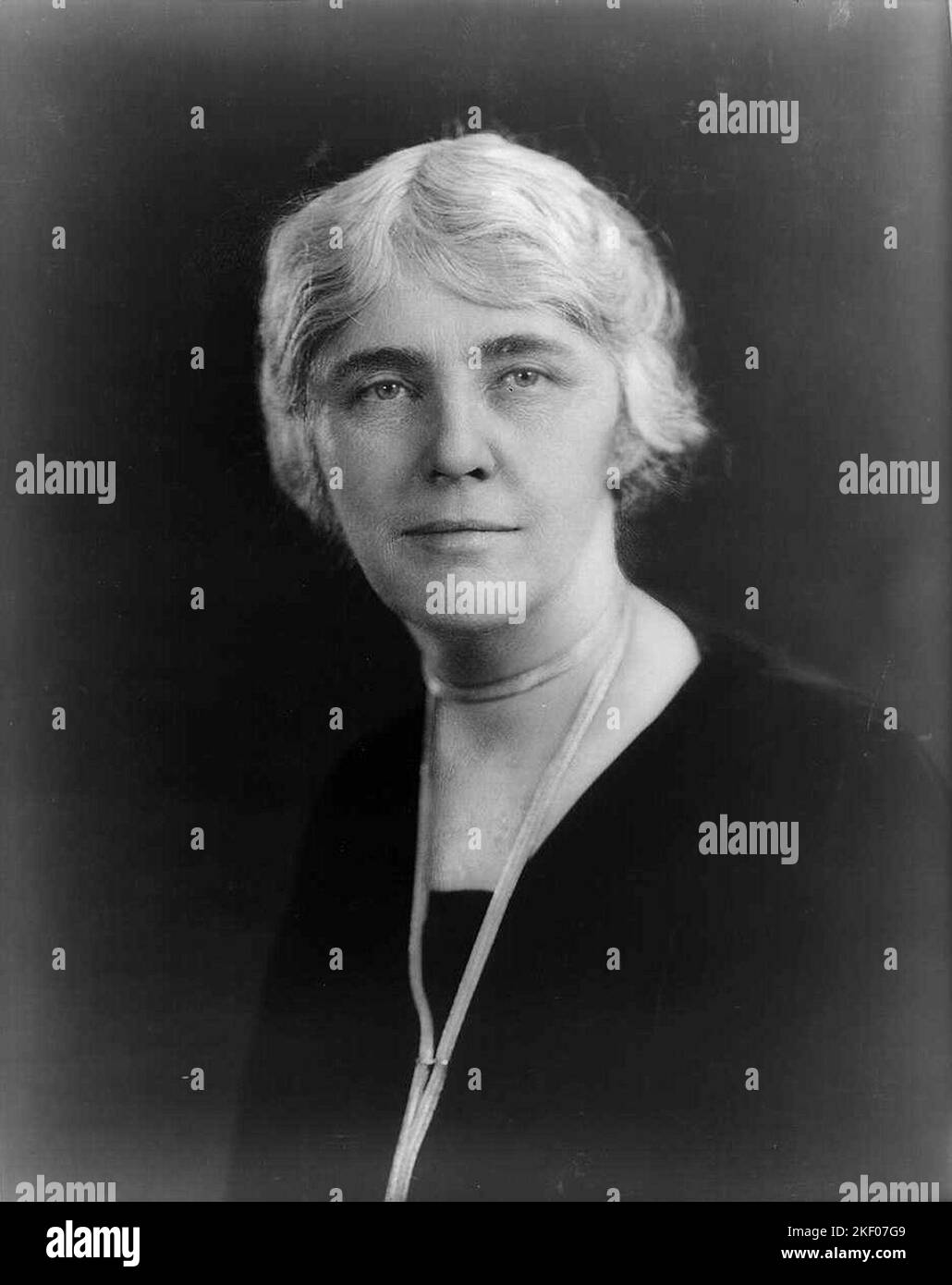 Louise Henry Hoover the wife and First Lady of President Herbert Hoover Stock Photo