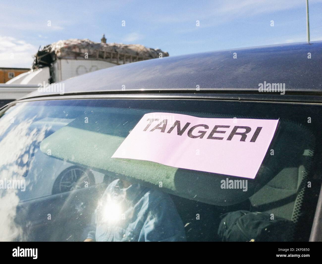 Mediterranean, GNV ferry from Genoa to Tangier, port of Genoa Stock