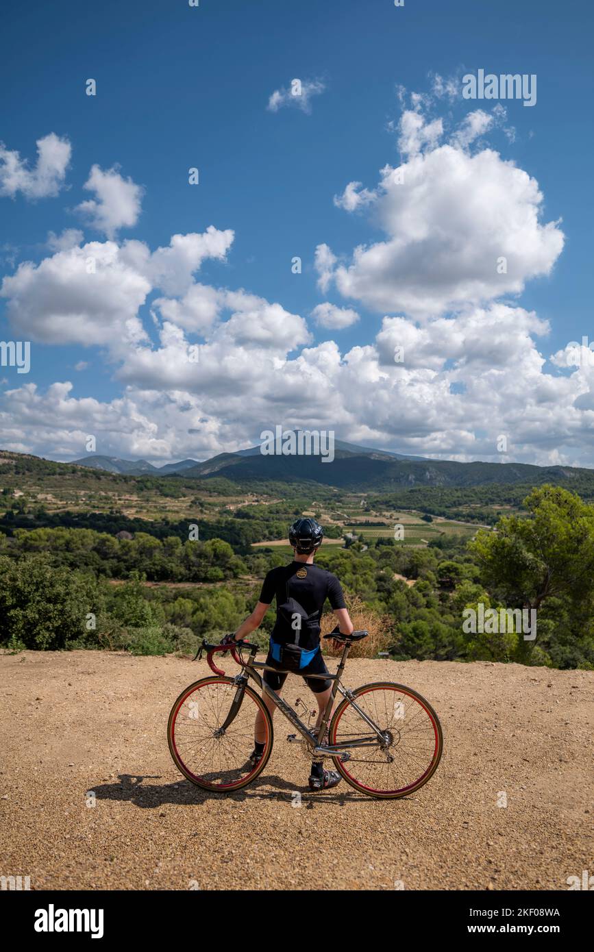 fat road cyclist