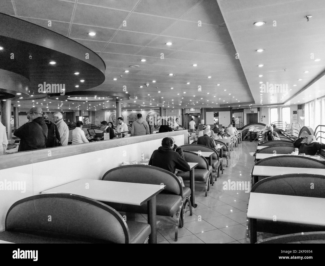 Mediterranean, GNV ferry from Genoa to Tangier Stock Photo Alamy