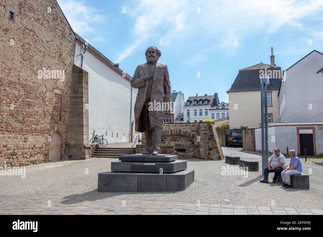 Statue of Karl Marx, Trier, Germany Stock Photo