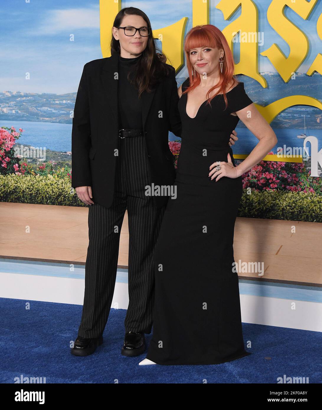 (LR) Clea DuVall and Natasha Lyonne at the GLASS ONION A KNIVES OUT