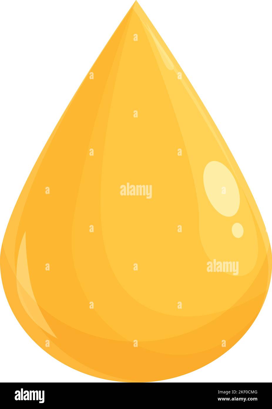 Tropical oil drop icon cartoon vector. Food fruit. Product extract Stock Vector