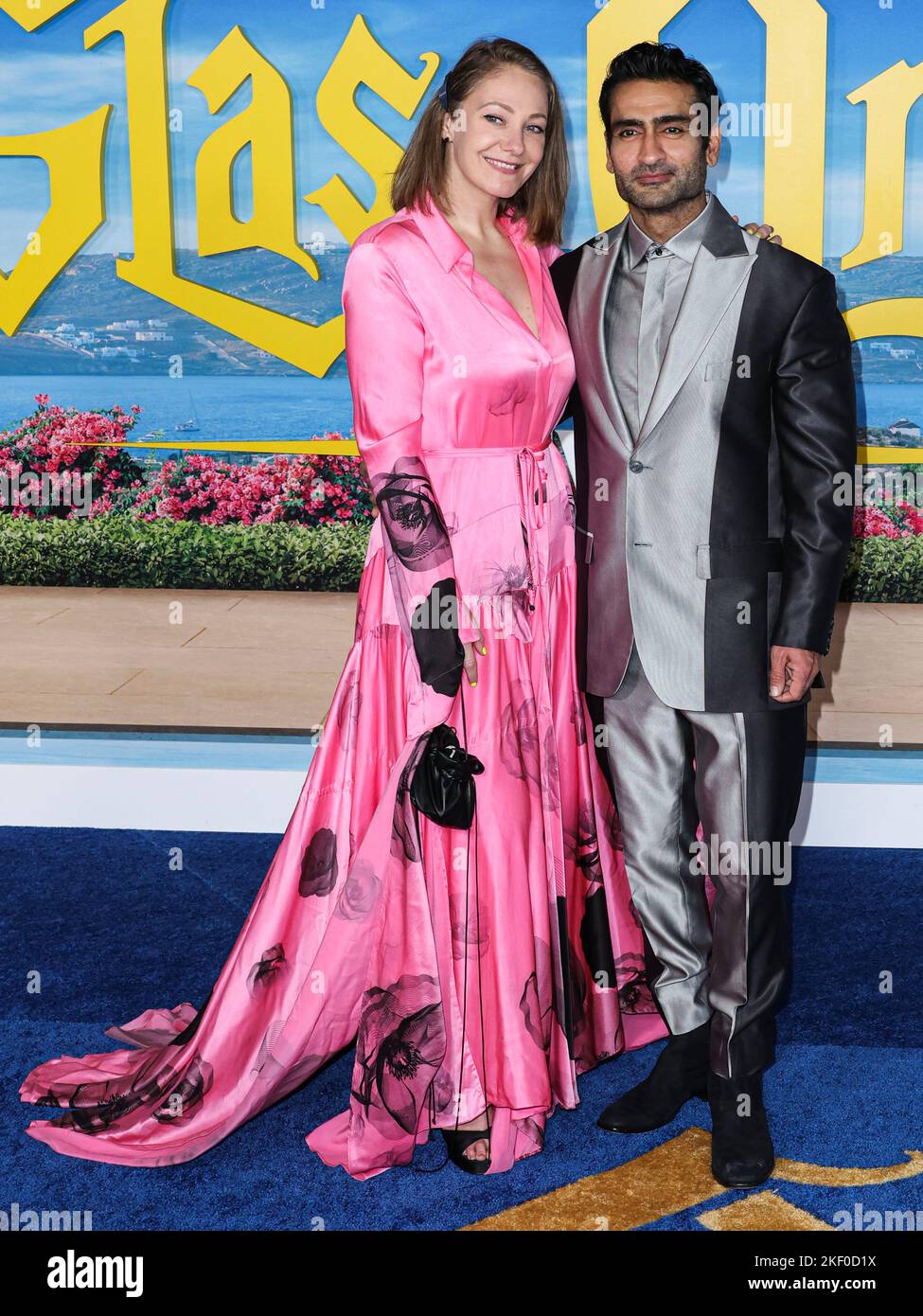 Emily V. Gordon and Kumail Nanjiani arrive at the US Premiere Of