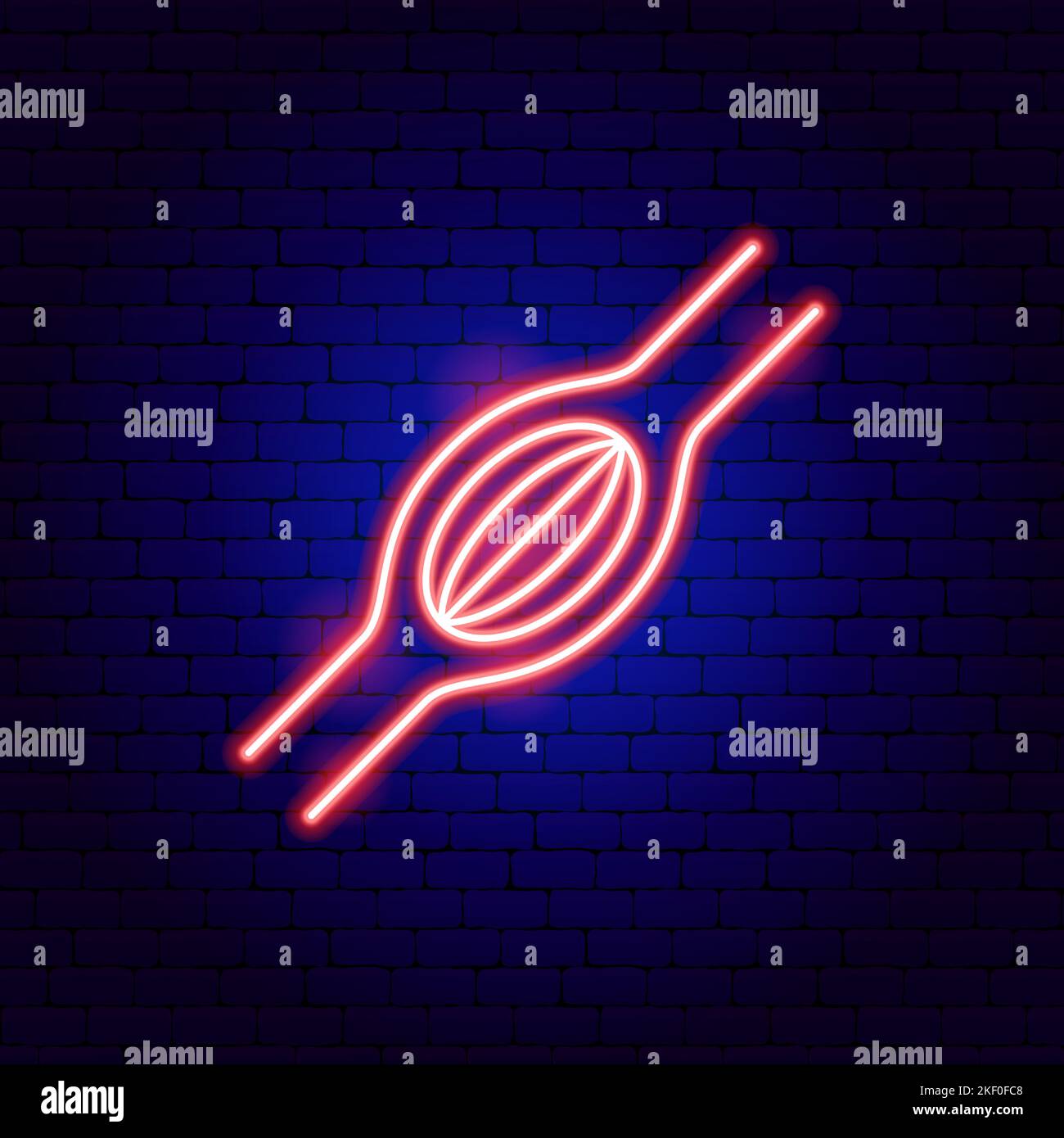 Muscles Neon Sign Stock Vector