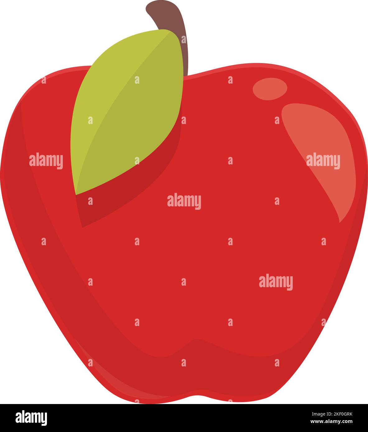 Polish red apple icon cartoon vector. Poland food. Culture food Stock Vector