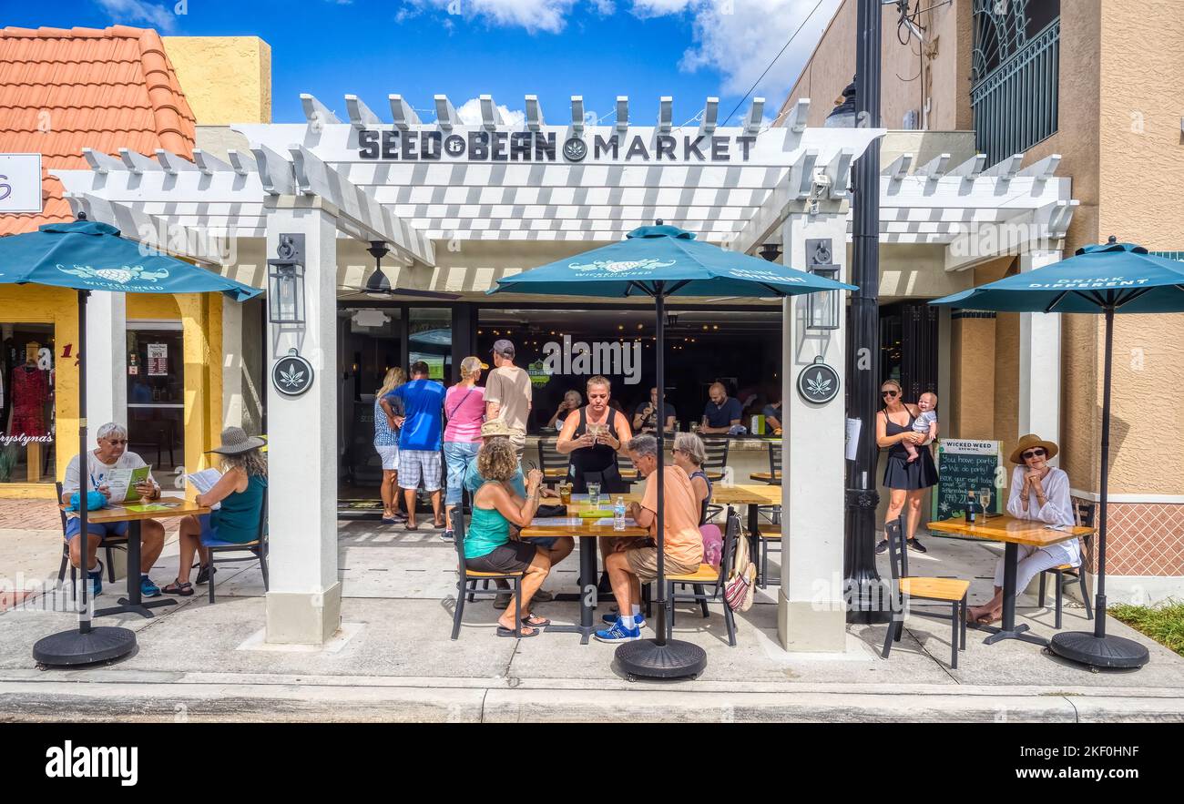 Seed and Bean Market on West Venice Avenue in downtown Venice Florida