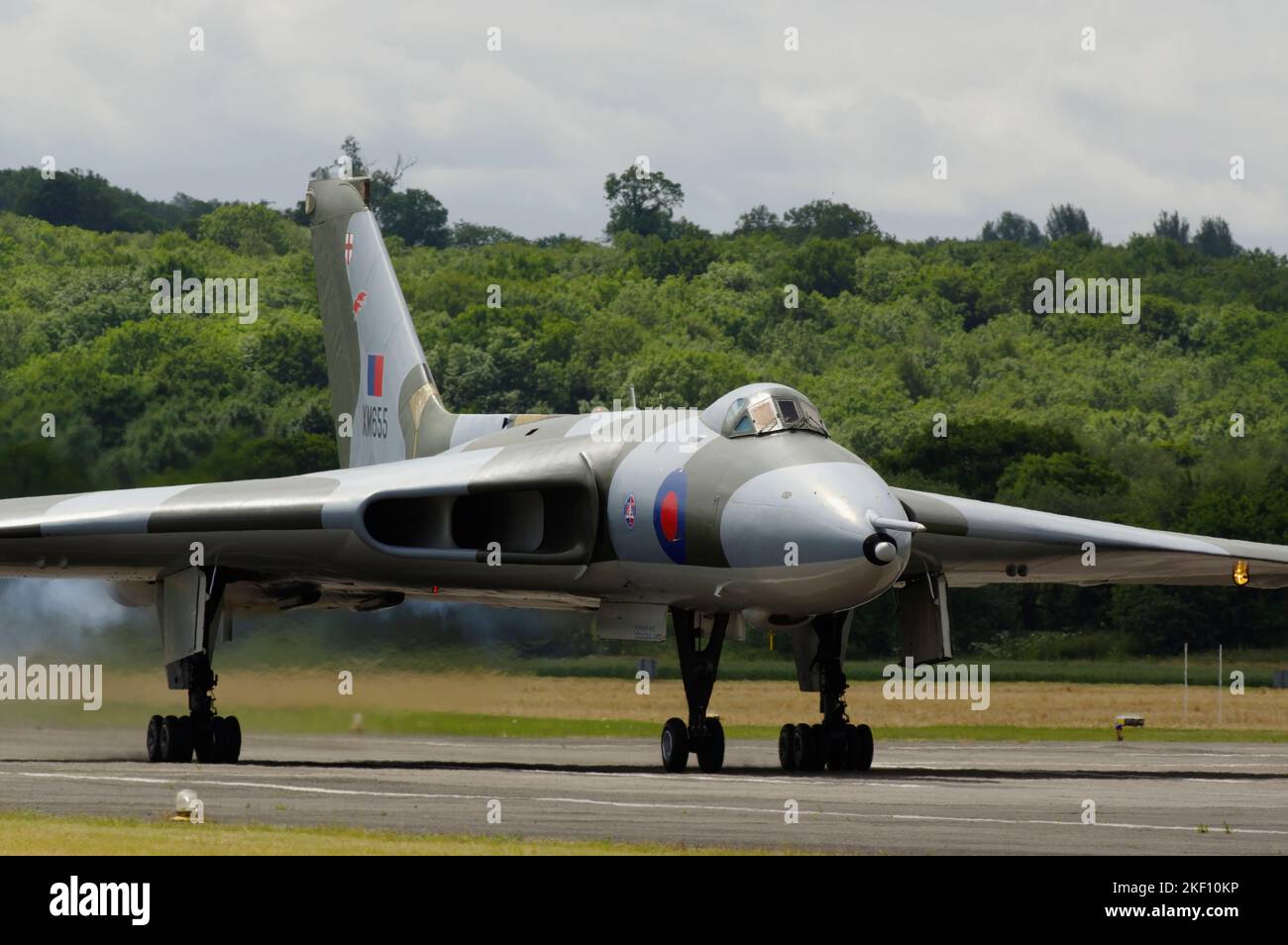 Avro Vulcan B2, XM655, Wellesbourne, England, United Kingdom Stock ...