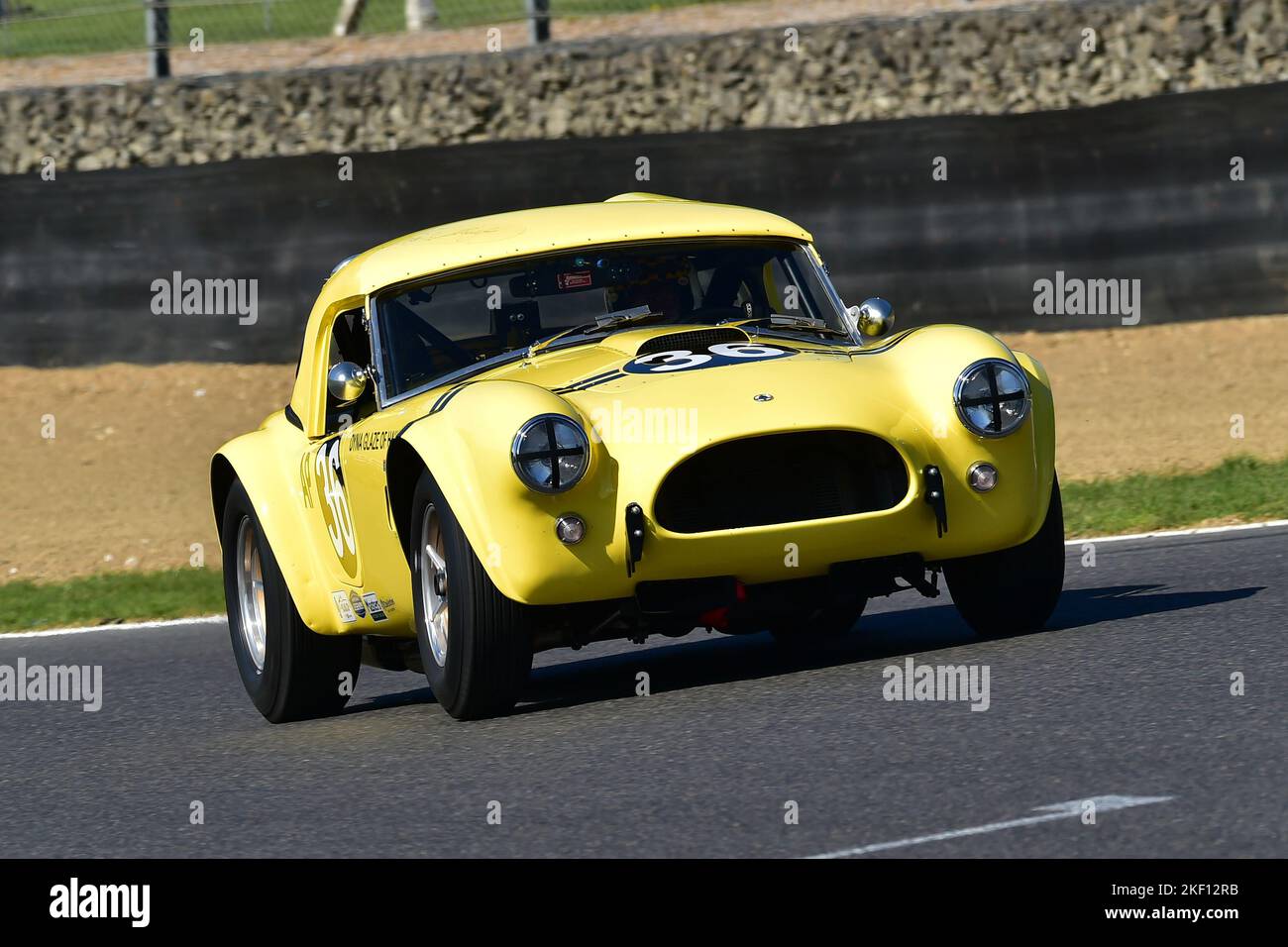 Nick Sleep, Joel Wykeham, Shelby American Cobra, Gentlemen Drivers Pre-66 GT Cars, a ninety minute two driver race featuring GT cars, many of which wo Stock Photo