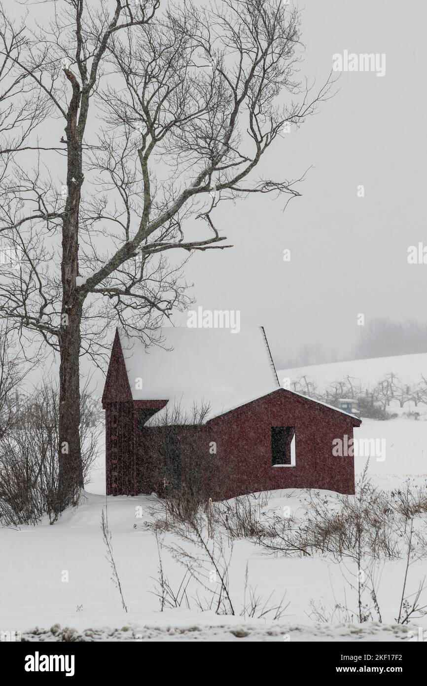 Located on Silver Lake Road just north of Silver Lake State Park. It's