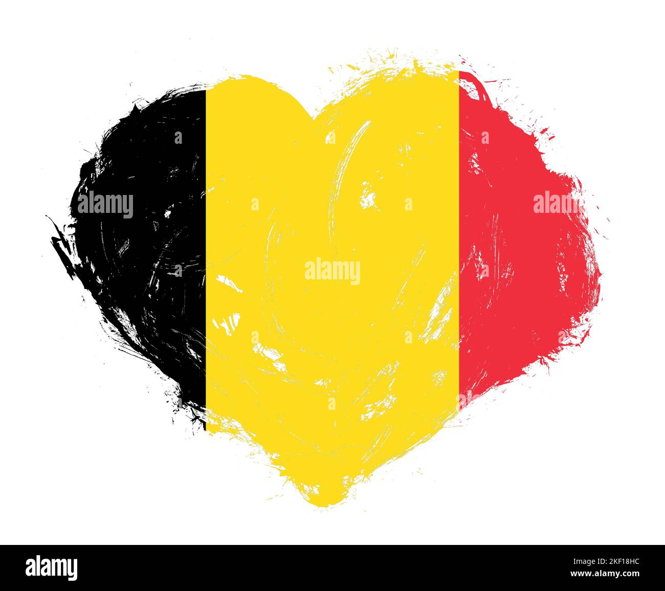 Belgium flag heart hi-res stock photography and images - Alamy
