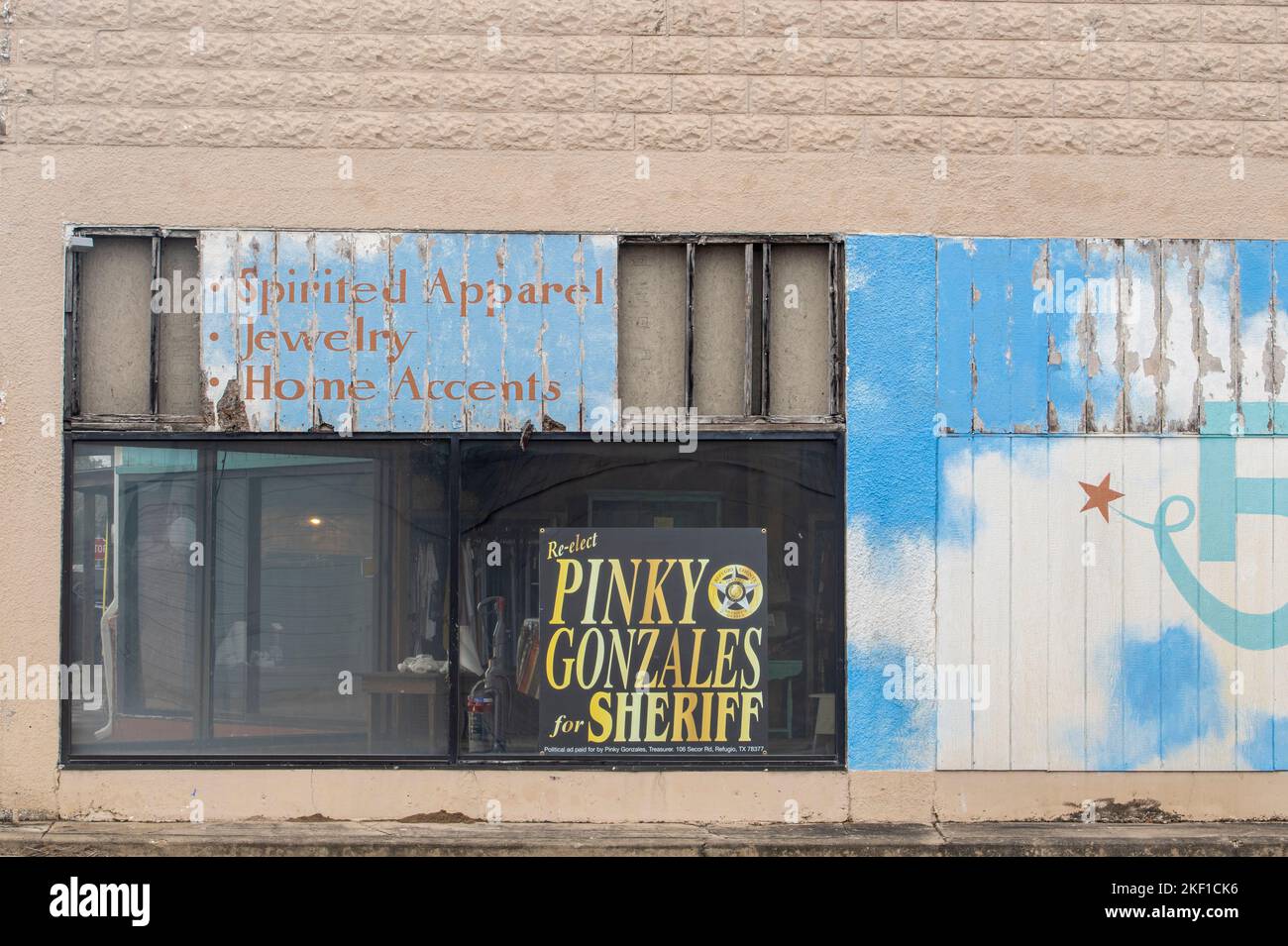 Main street, Refugio, Texas, USA Stock Photo Alamy