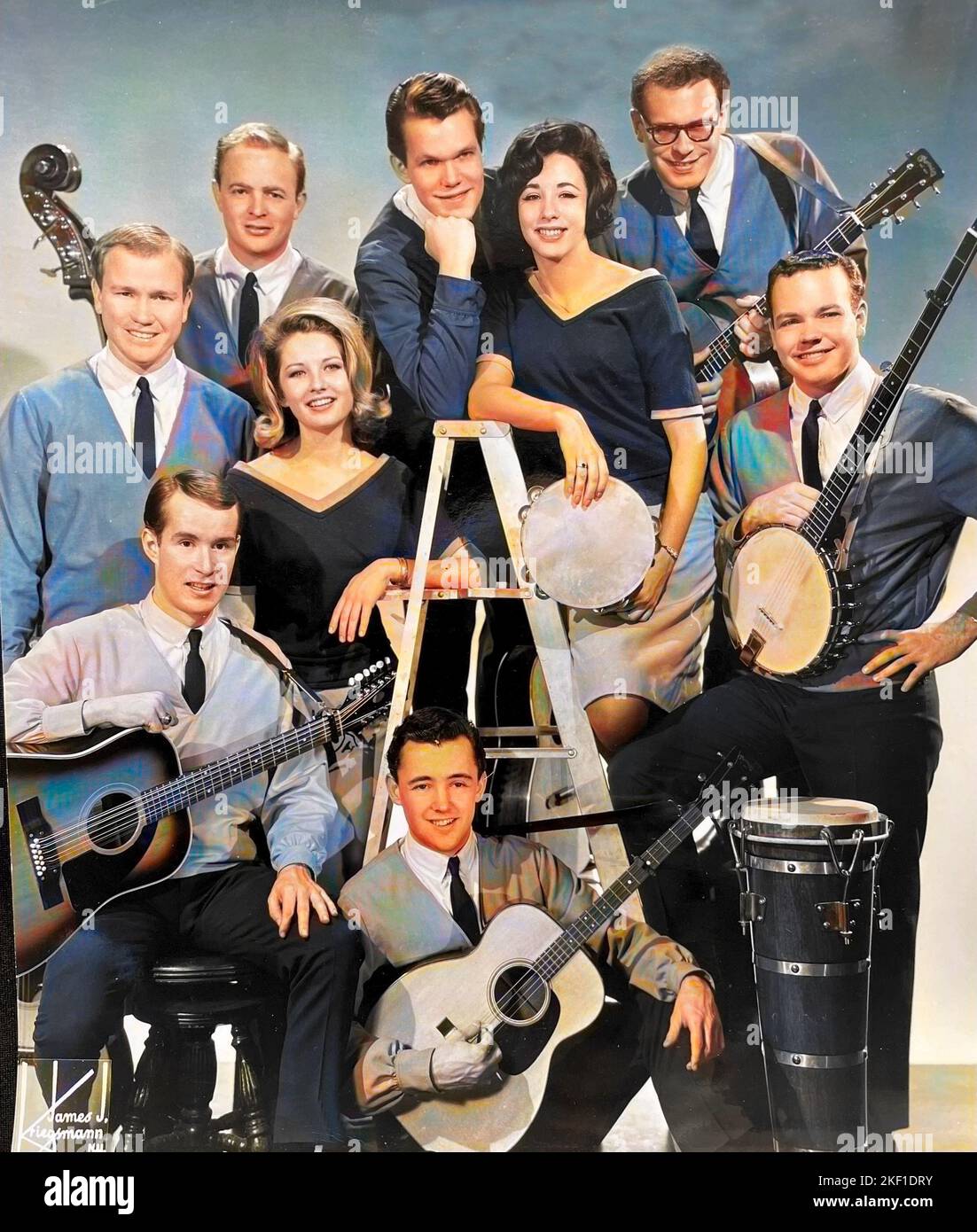 SERENDIPITY SINGERS Promotional photo of American group about 1965 ...