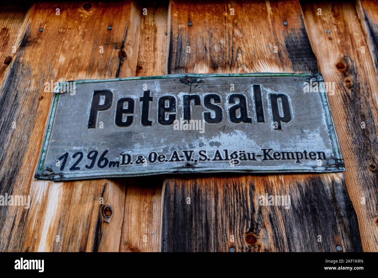 Small autumn hike through the beautiful landscape in the Allgäu near ...