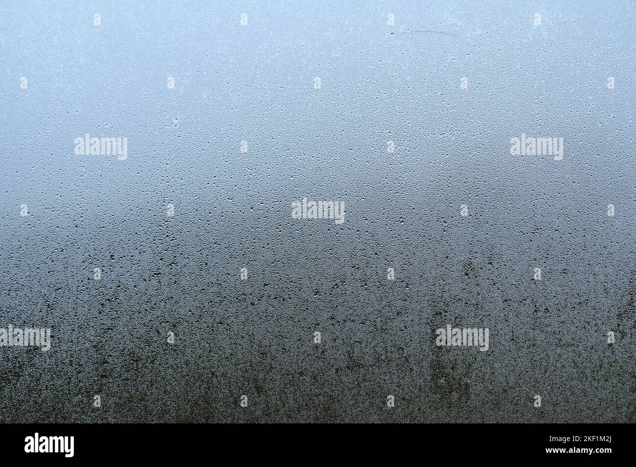 Morning condensation on the windows during the cooling period outside, the texture of