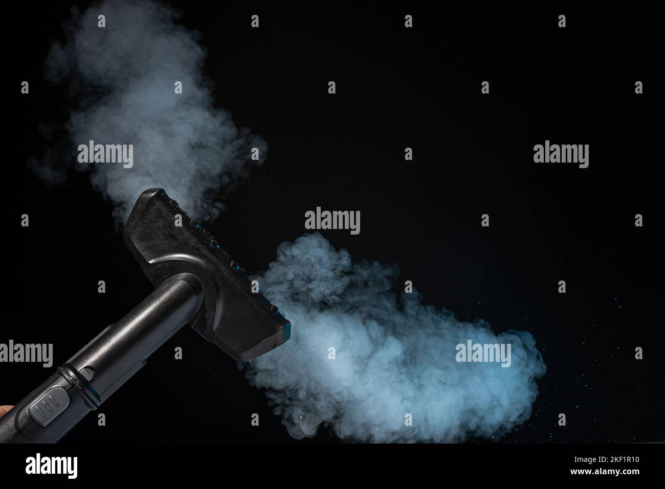 Steam clean brush tool for cleaning. Clean steam concept Stock Photo ...