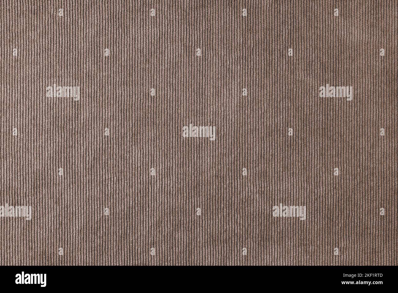 Texture background of velours brown fabric. Upholstery velveteen