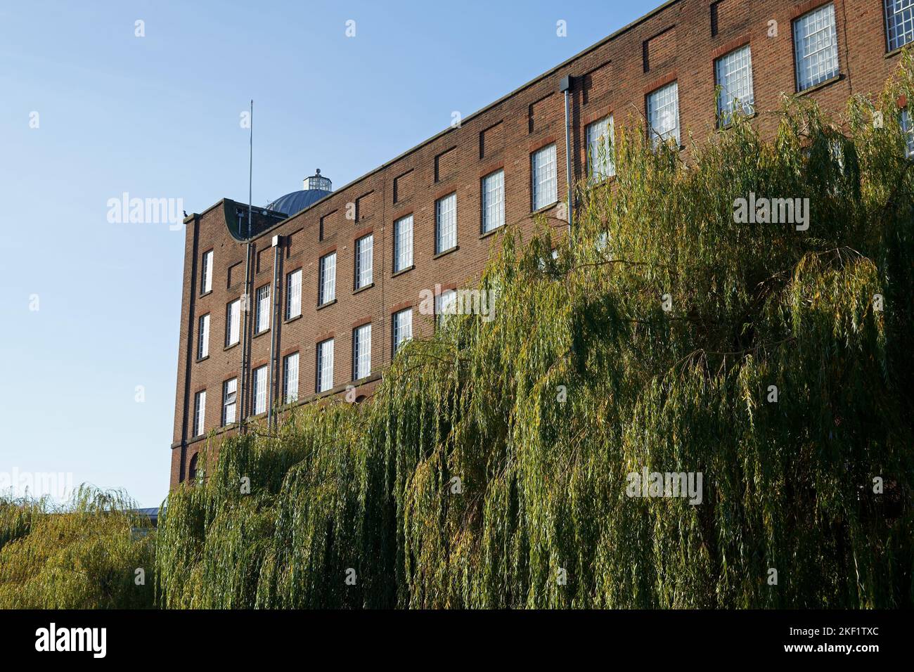 Historic St James Mill, home of Jarrolds Printers, beside the River