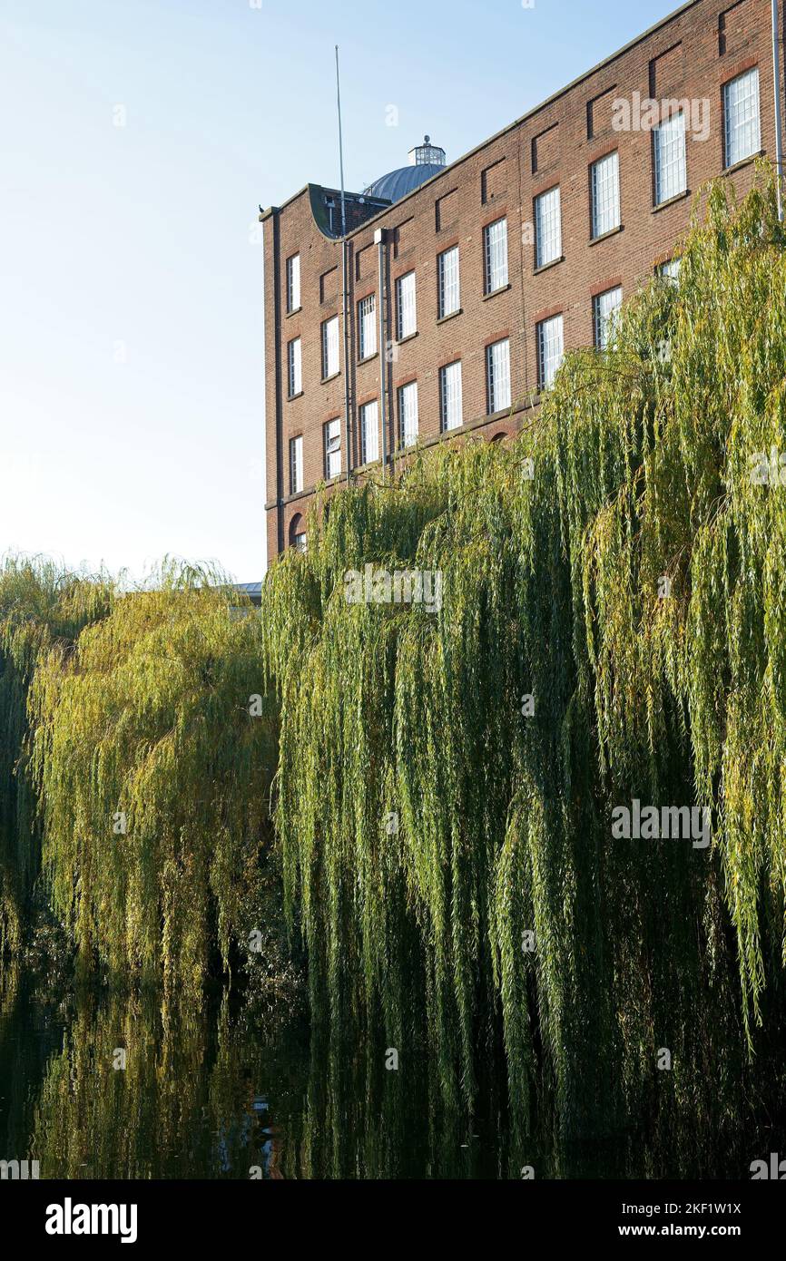 Historic St James Mill, home of Jarrolds Printers, beside the River