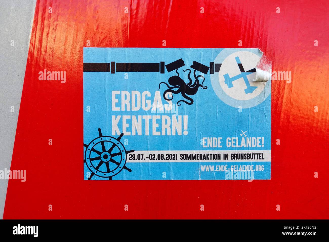 Sticker of Ende Gelände, Berlin, Germany Stock Photo - Alamy