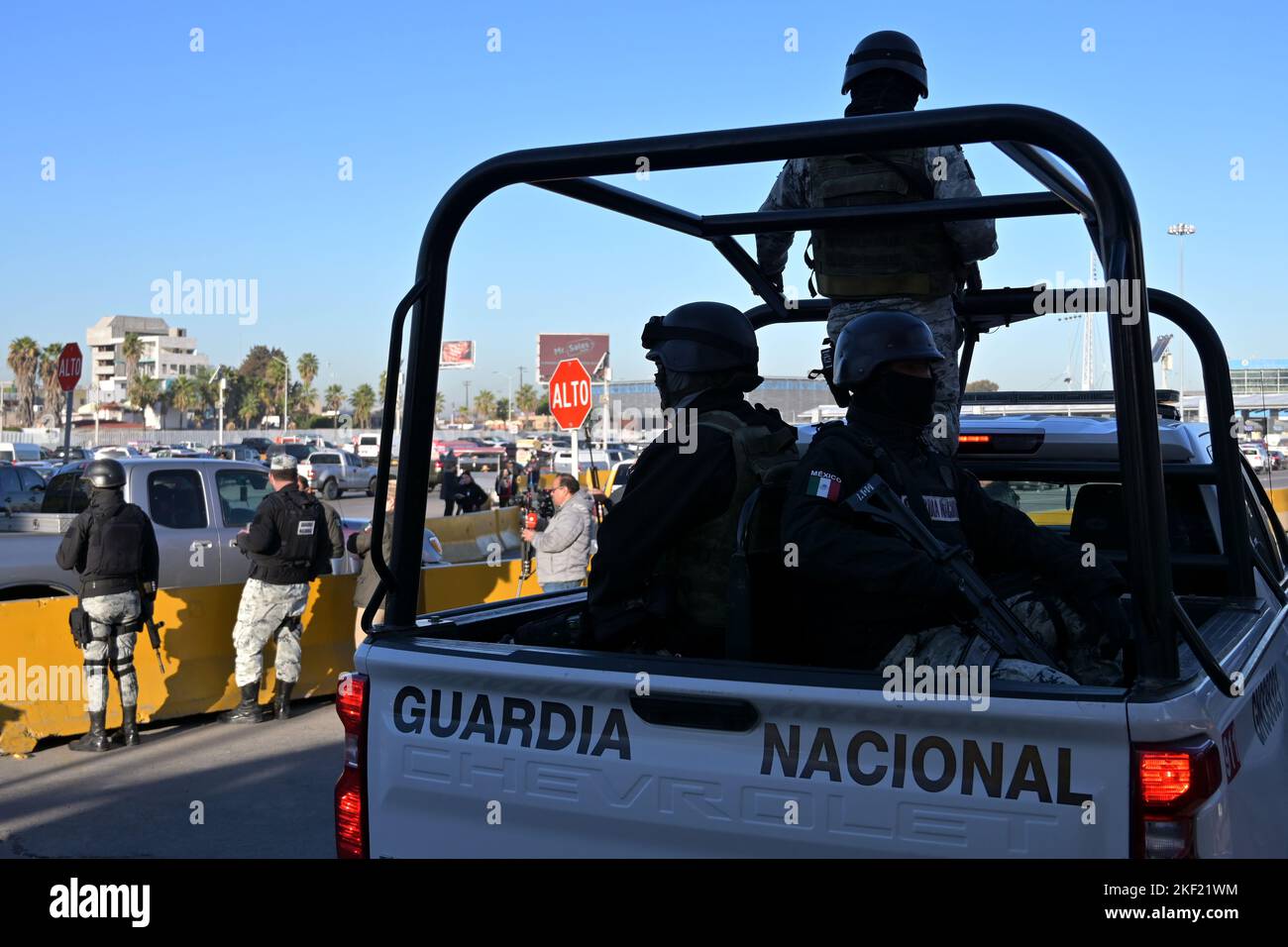 Tijuana Checkpoint Border inspections hi-res stock photography and images - Alamy