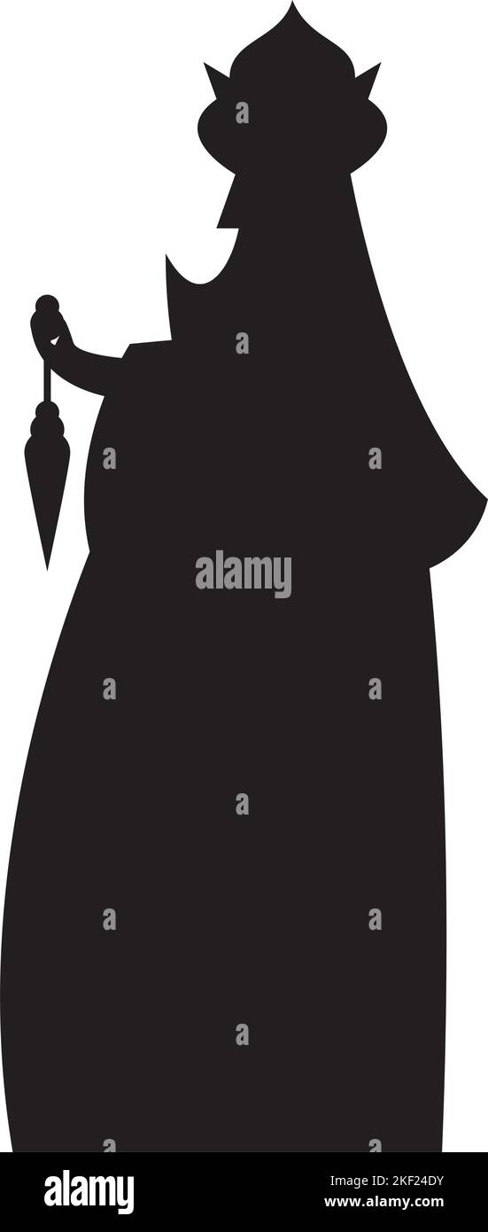 balthazar wise man silhouette Stock Vector Image & Art - Alamy
