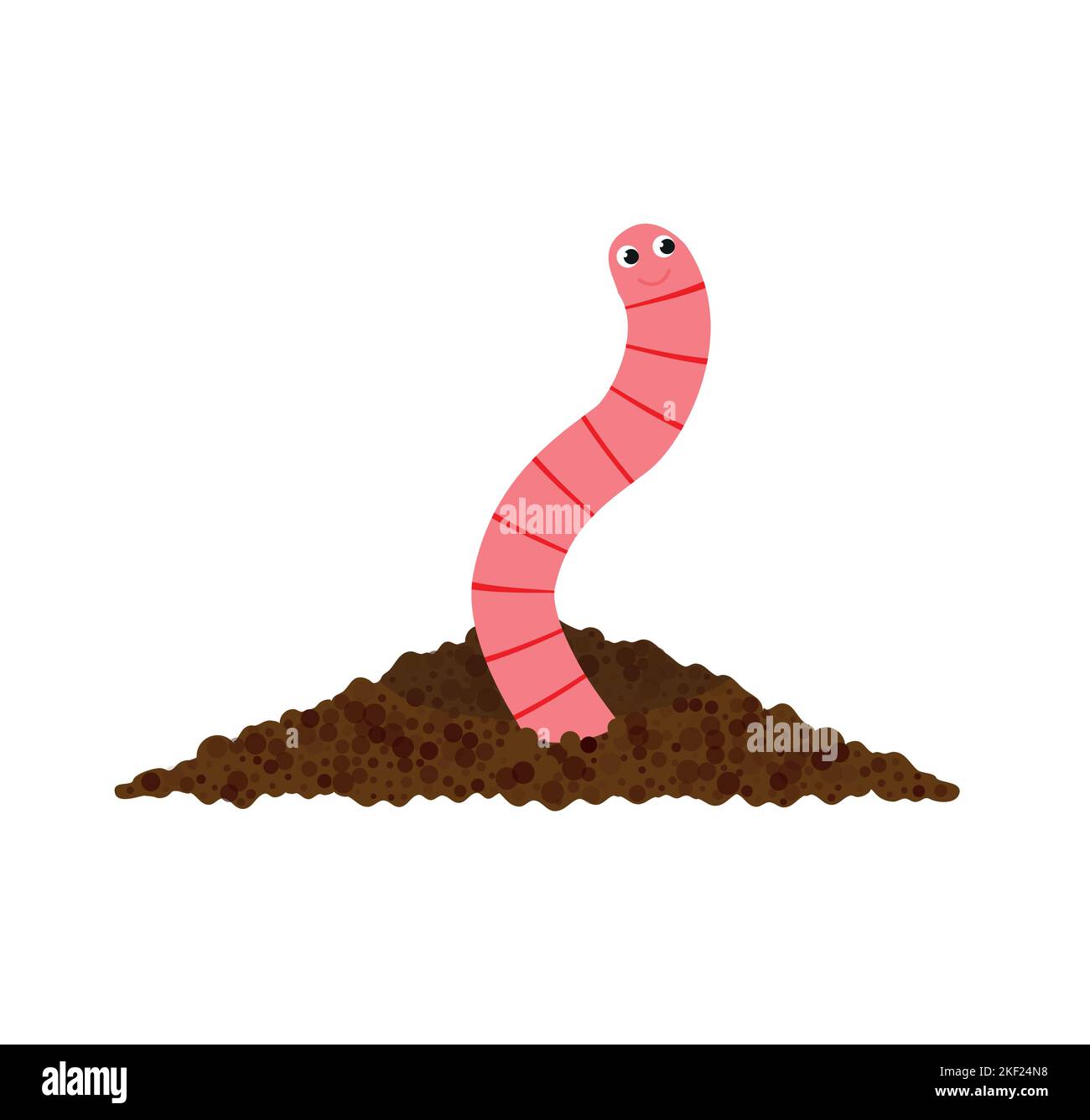 Worm illustration earth hi-res stock photography and images - Page 6 - Alamy