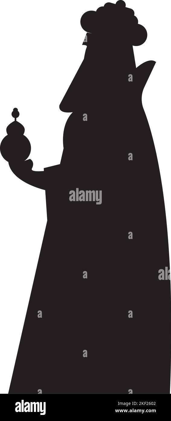 melchior wise man silhouette Stock Vector Image & Art - Alamy