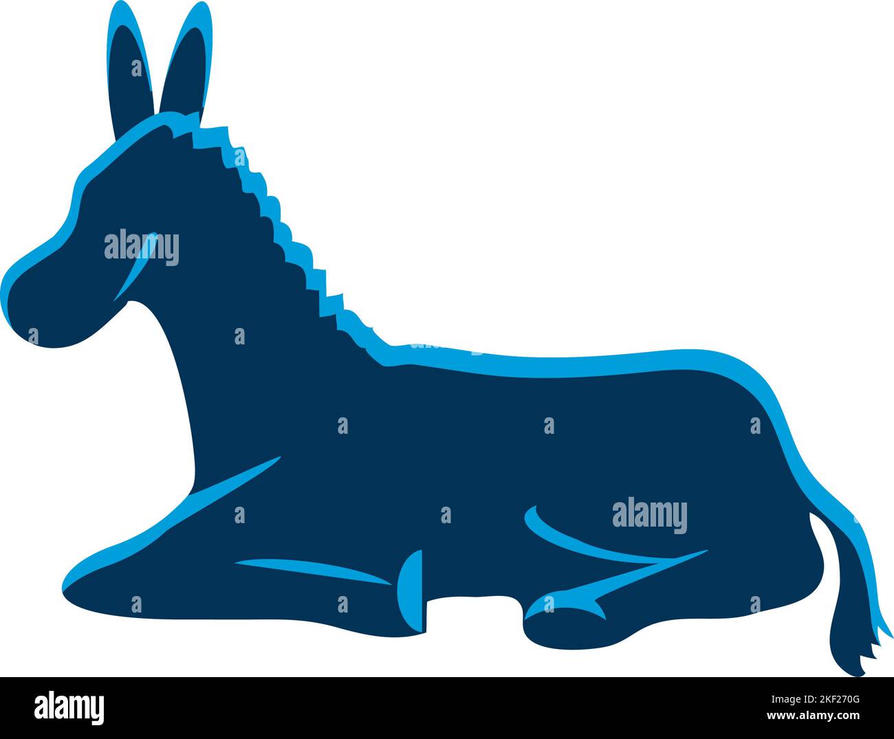 donkey animal icon Stock Vector Image & Art - Alamy