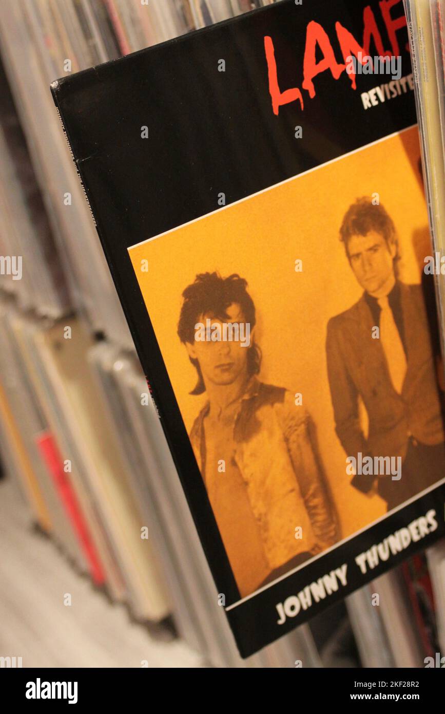 Johnny Thunders and the Heartbreakers LAMF Album on vinyl format Stock Photo