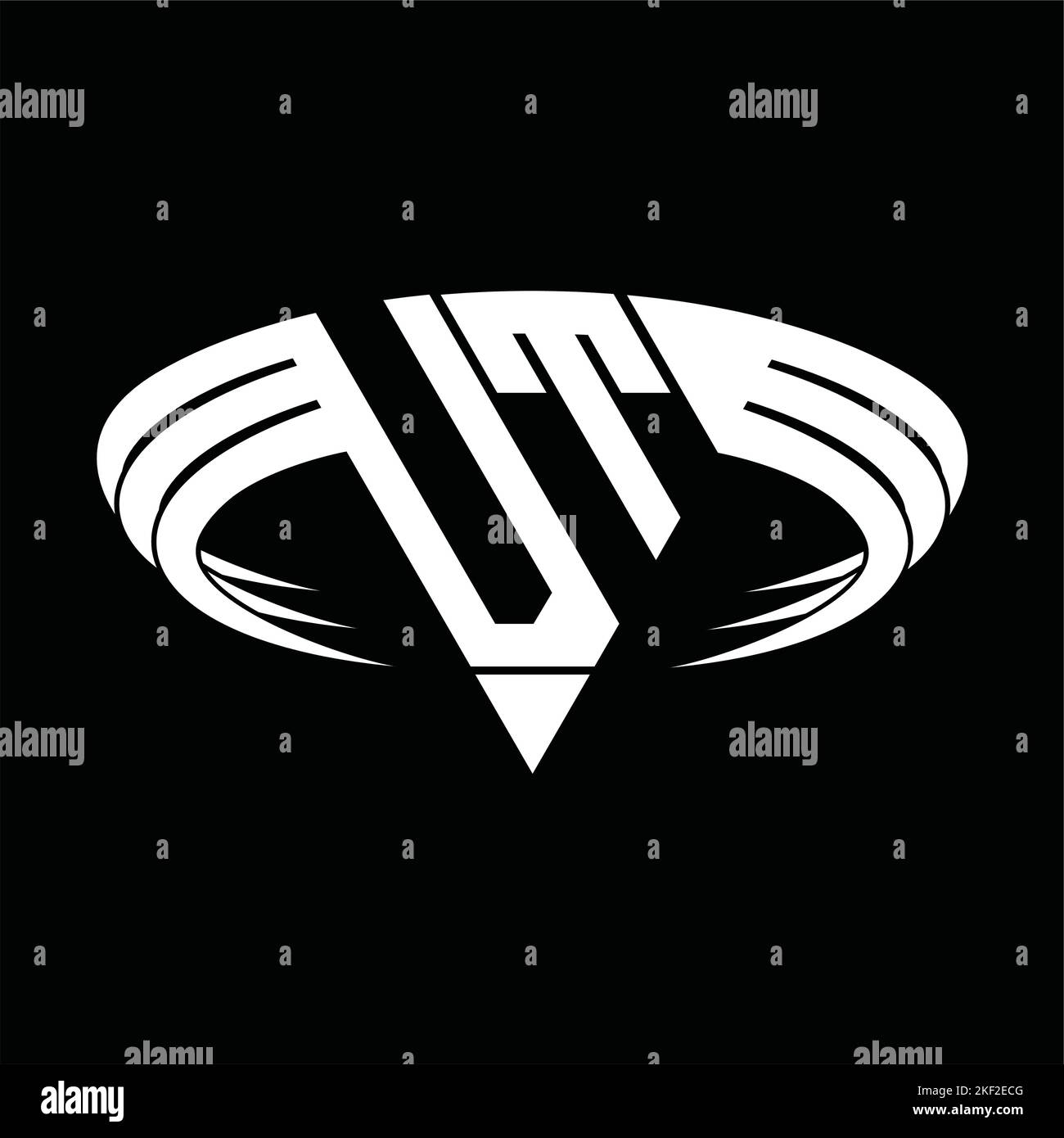VT Logo letter monogram with triangle slice shape design template Stock ...