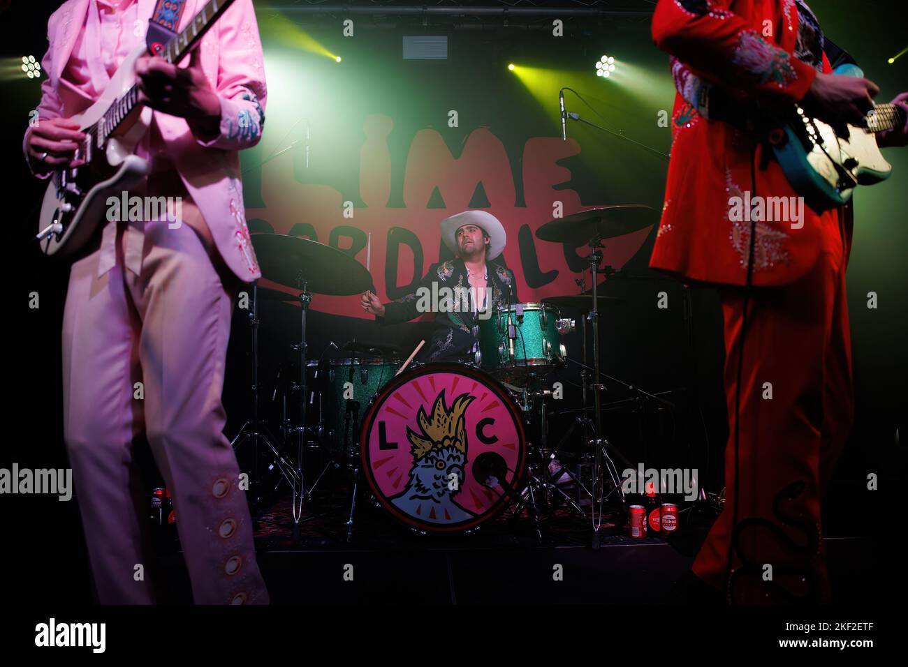 BARCELONA NOV 2 Lime Cordiale (rock band from Australia) perform on