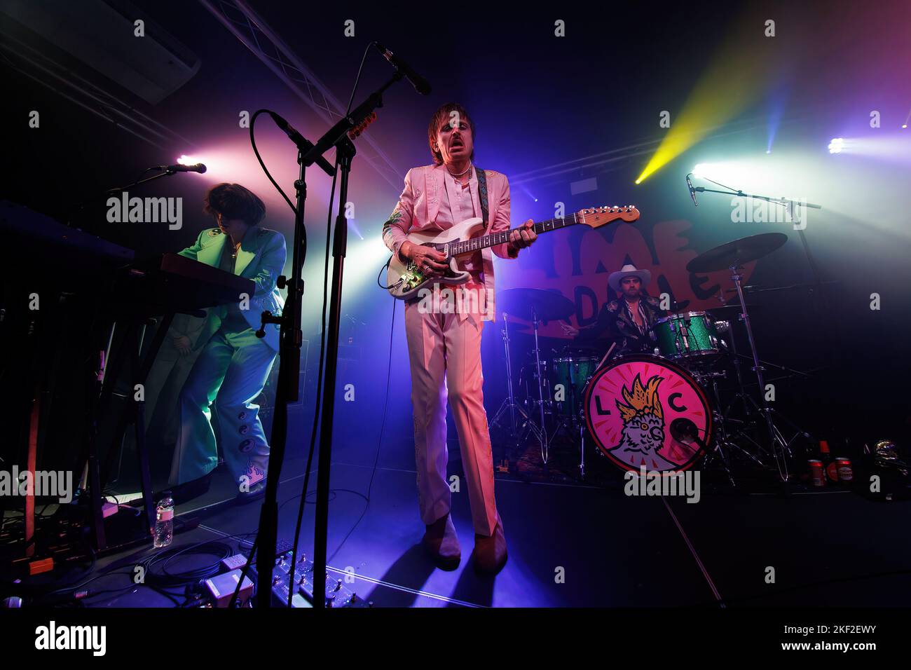 BARCELONA NOV 2 Lime Cordiale (rock band from Australia) perform on