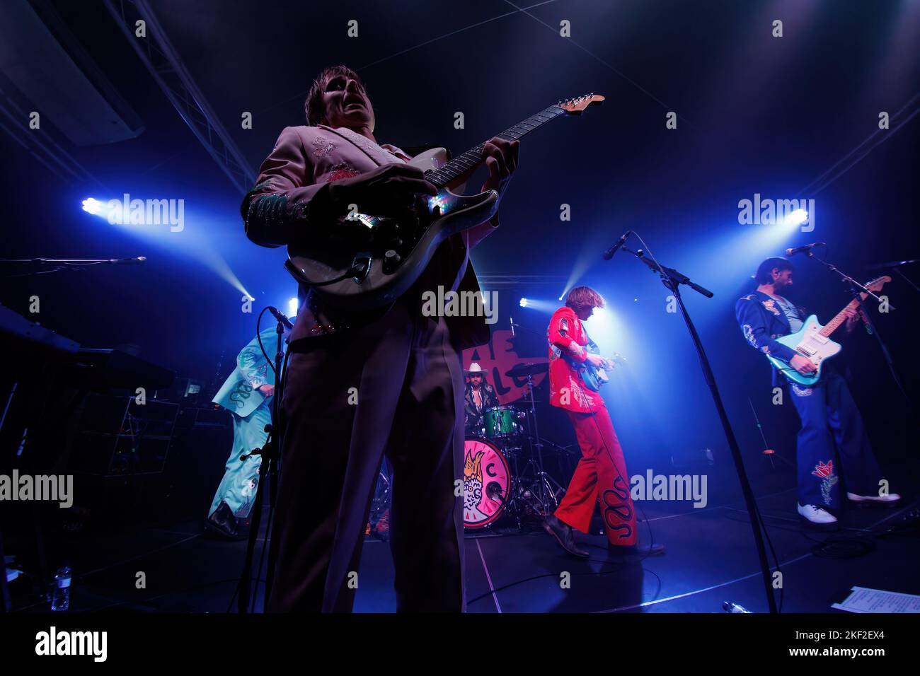 BARCELONA NOV 2 Lime Cordiale (rock band from Australia) perform on