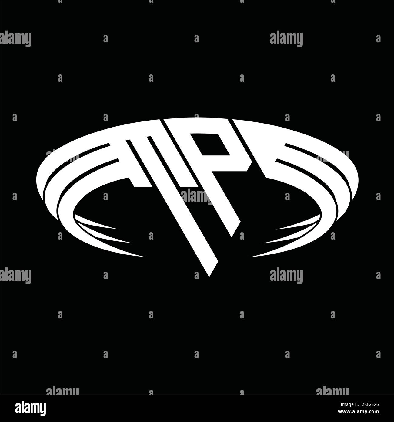 TP Logo letter monogram with triangle slice shape design template Stock ...