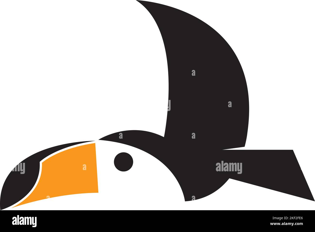 Toco Toucan logo icon design illustration vector Stock Vector