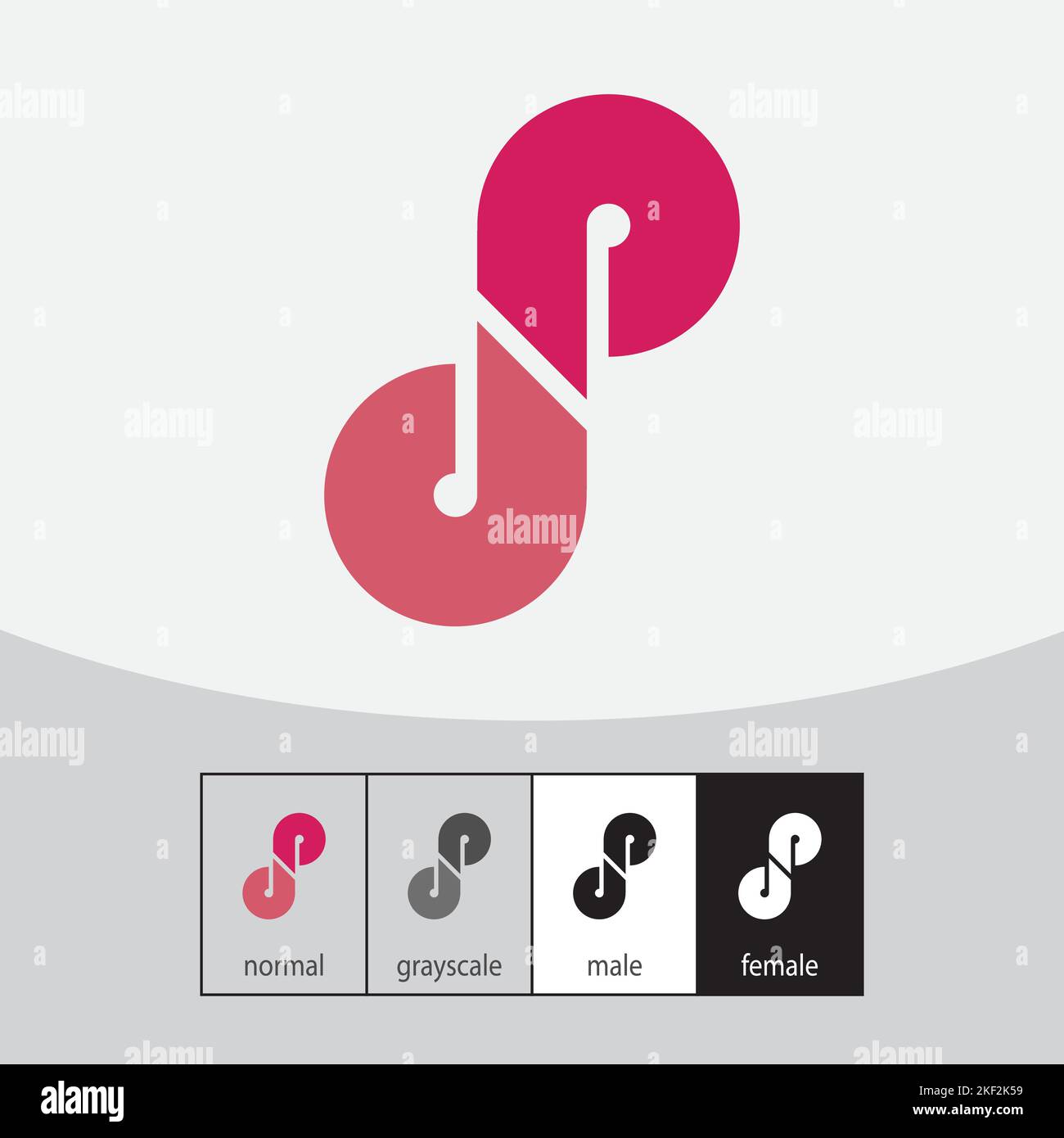 Letter D and P logo design vector. Vector illustration. pink and purple Stock Vector
